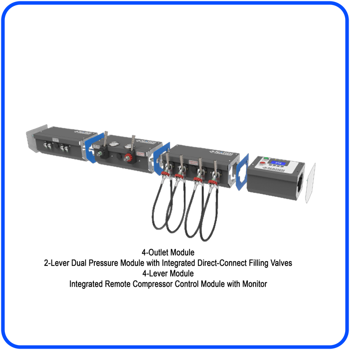 Nardi Modular Fill Panel — 4-Lever Module