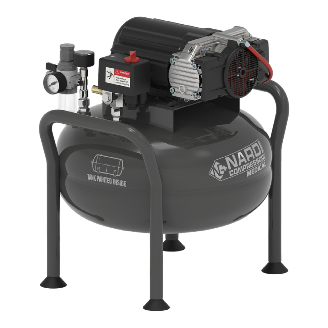 Nardi Esprit 2V medical and dental compressor, 25 L