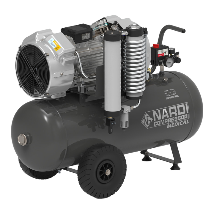 Nardi Extreme 4 medical and dental compressor, 90 L