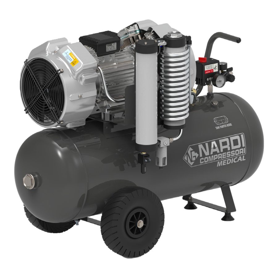 Nardi Extreme 4 medical and dental compressor, 90 L