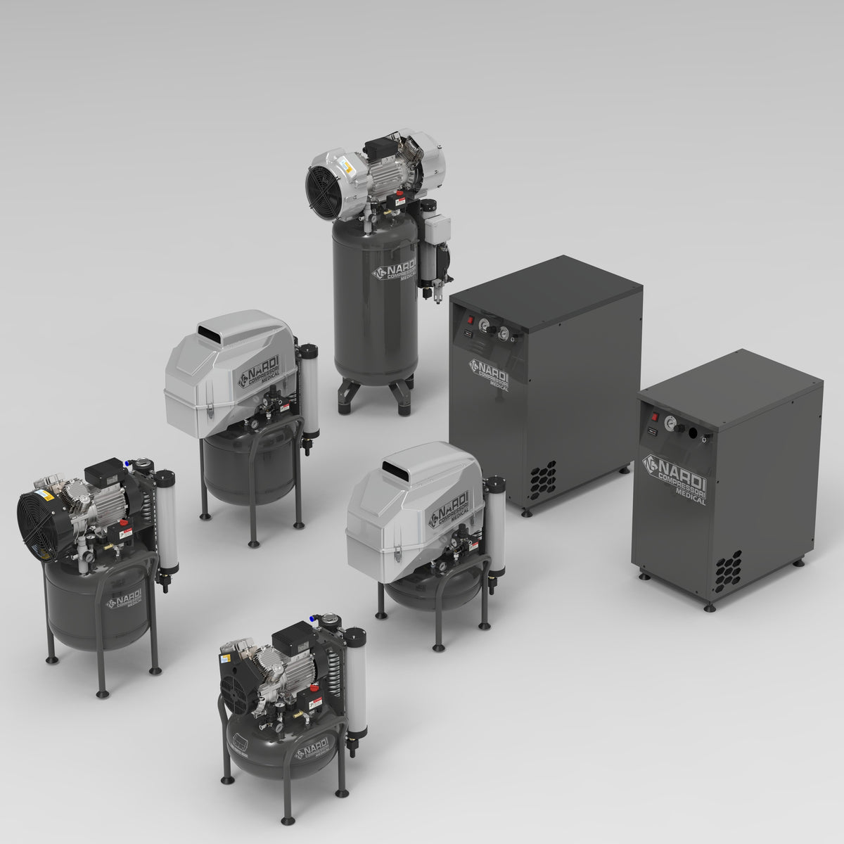 Nardi medical and dental compressor range