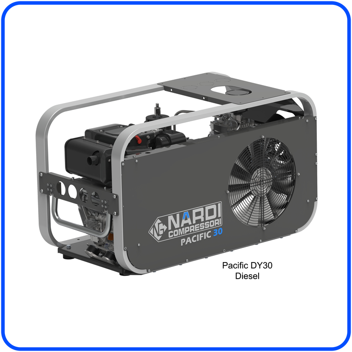 Nardi Pacific DY — Portable Diesel Breathing Air Compressor