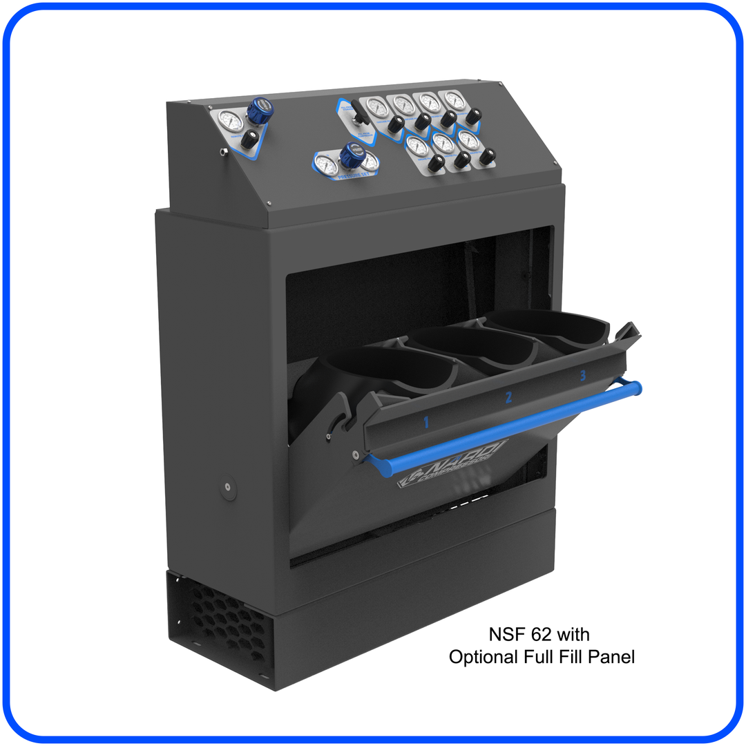 Nardi NSF 63 — Safe Fill Station (3-Position Containment)