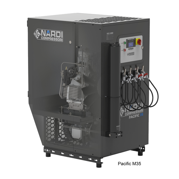 Nardi Pacific M — Silenced Stationary Breathing Air & Industrial Compressor