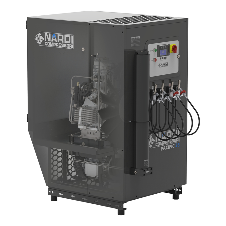 Nardi Pacific M — Silenced Stationary Breathing Air &amp; Industrial Compressor