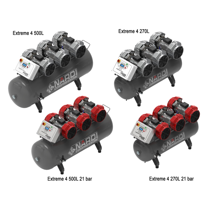 Nardi Extreme 4 oil-free compressor