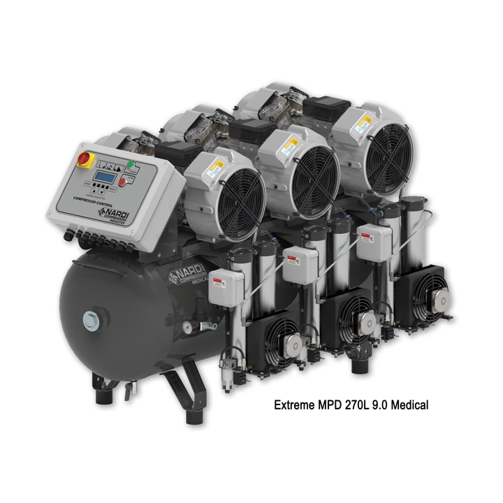 Nardi Extreme MP 270L 9 hp stationary oil-free compressor