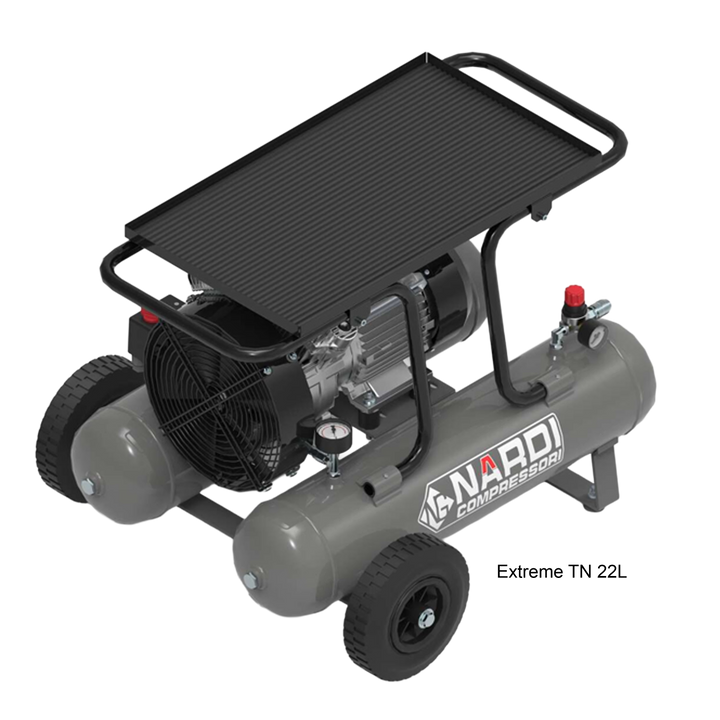 Nardi Extreme TN 22L twin-tank oil-free compressor