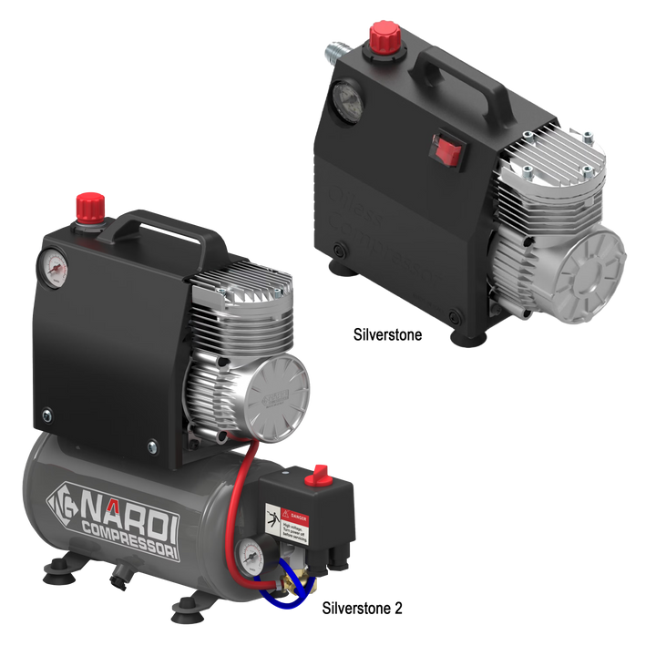Nardi Silverstone oil-free compressor range