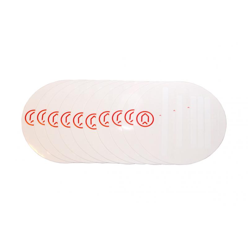 Divesoft Spare stickers for scrubber cover - 10 pieces