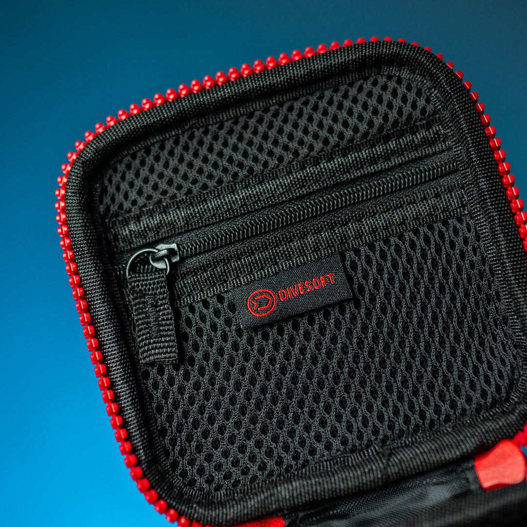 Divesoft Semi-hard zipper case 115×115 - With inner foam