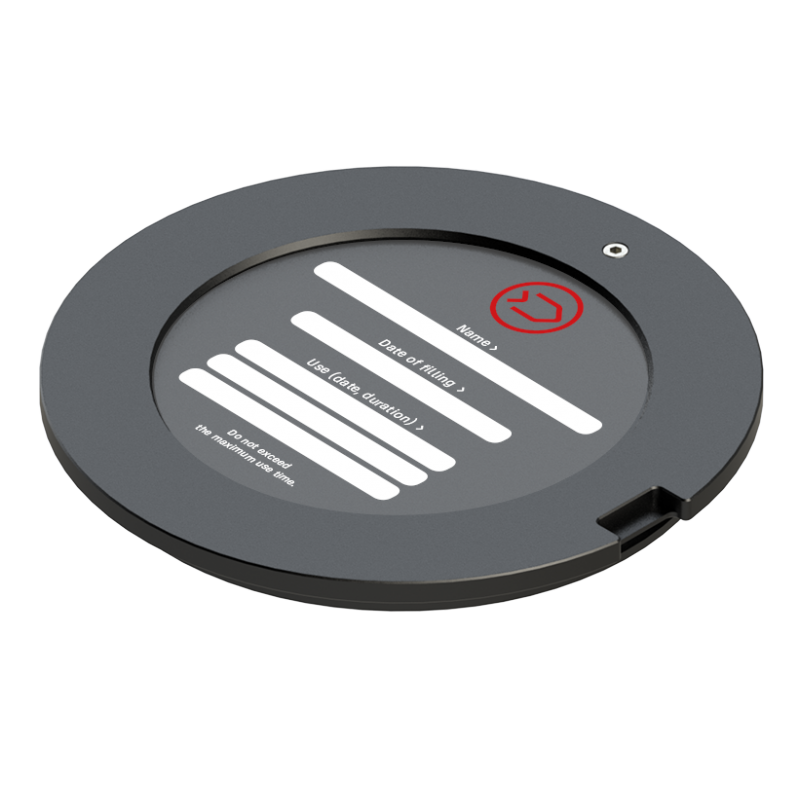 Divesoft Scrubber cover with stickers
